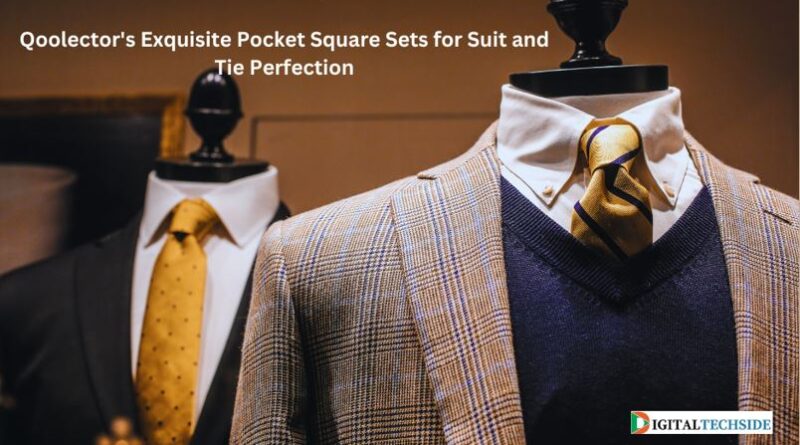 Qoolector's Exquisite Pocket Square Sets for Suit and Tie Perfection