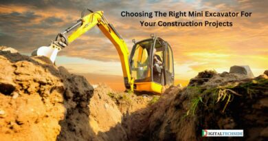 Choosing The Right Mini Excavator For Your Construction Projects